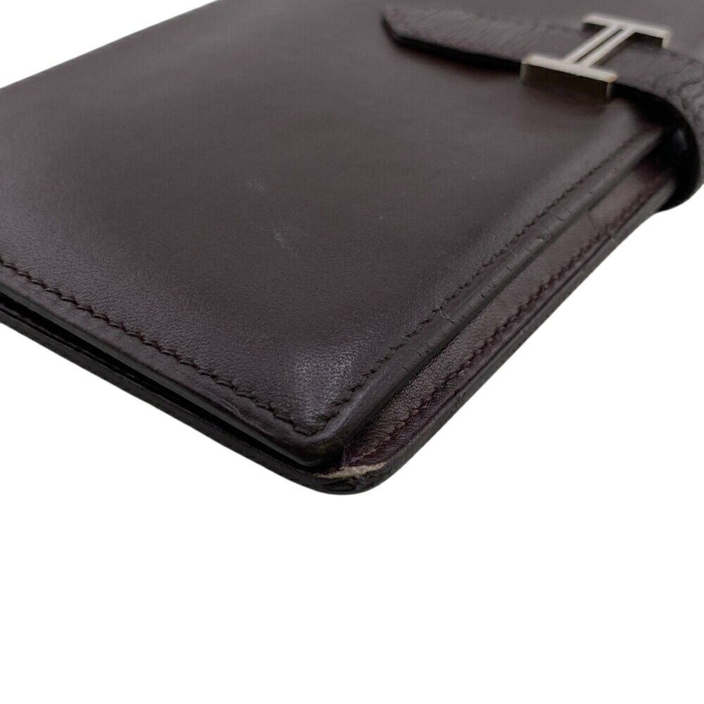 Hermes Dark Brown Leather Wallet - Picture 3 of 11